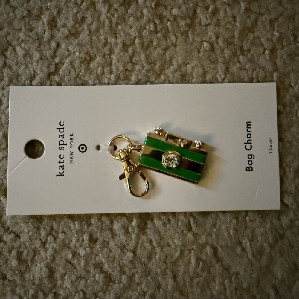 Kate Spade Green Bag Charm
